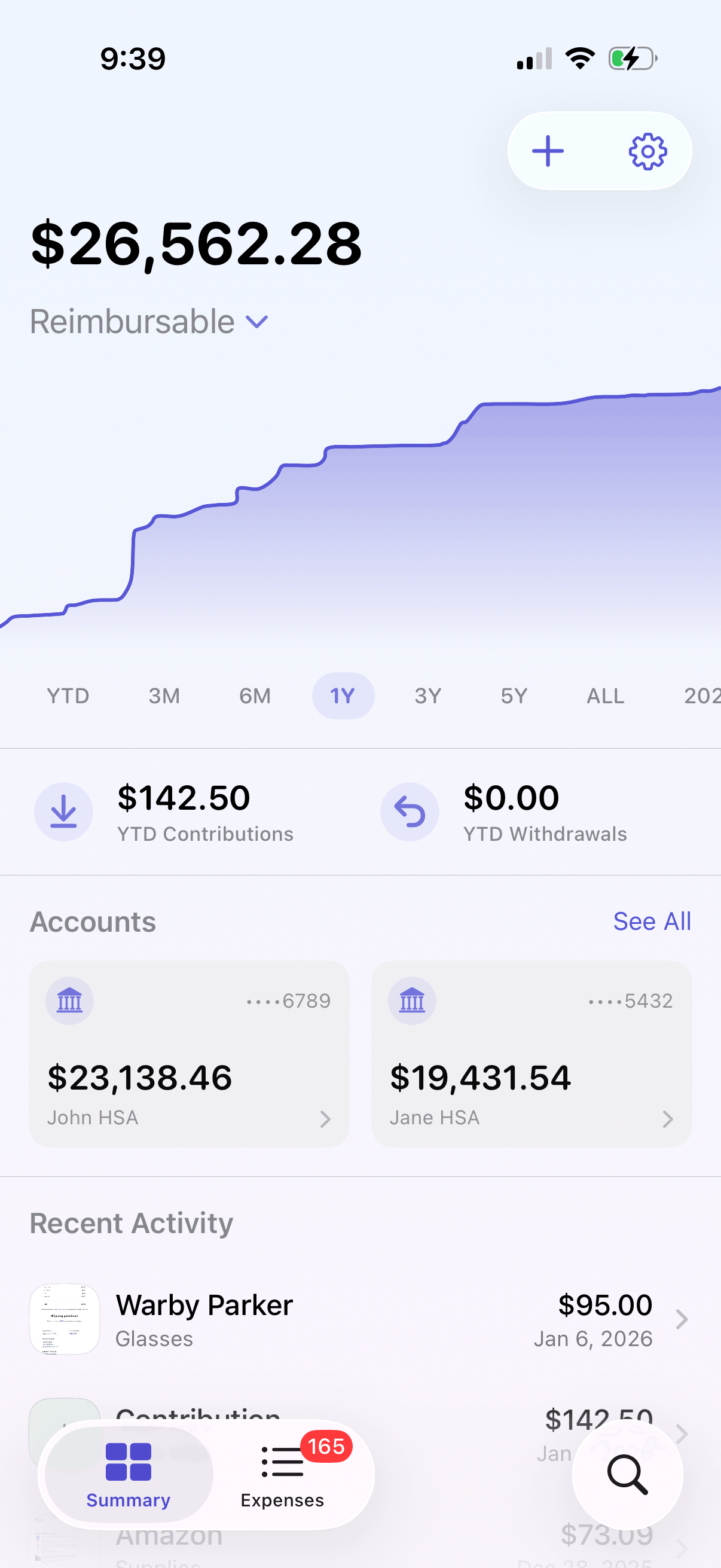 HSA Monster Dashboard